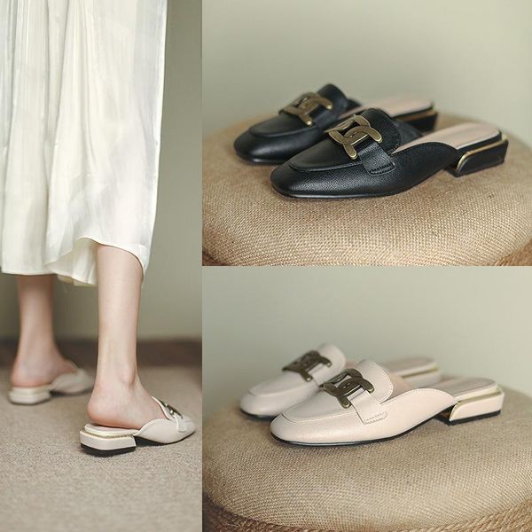 fashion sandals and slippers women summer outdoor baotou muller shoes plus size women's, Black
fashion sandals and slippers women summer outdoor baotou muller shoes plus size women's, Black