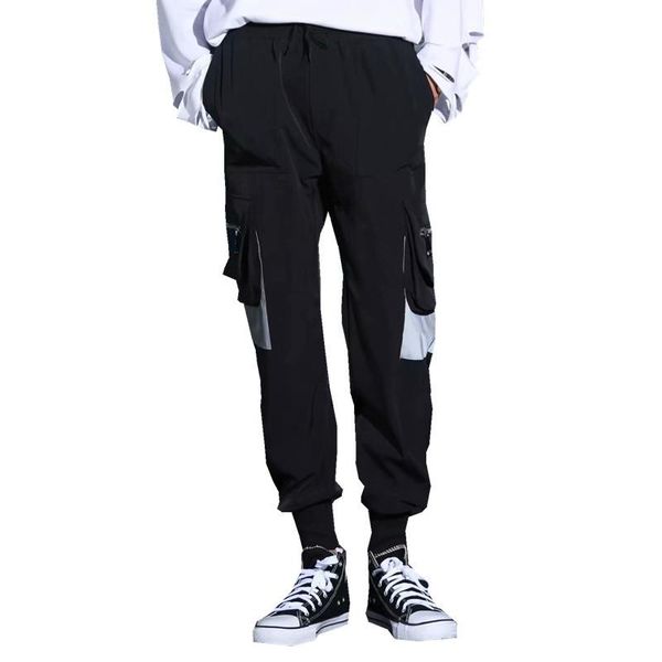 men's pants 27-46 2021 clothing hair stylist catwalk original youth leggings casual overalls harem plus size costumes, Black
men's pants 27-46 2021 clothing hair stylist catwalk original youth leggings casual overalls harem plus size costumes, Black
