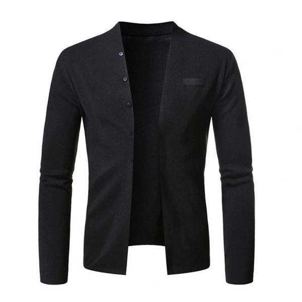 men's sweaters simple knitted cardigan stretchy all-match comfy male solid color sweater, White;black
men's sweaters simple knitted cardigan stretchy all-match comfy male solid color sweater, White;black