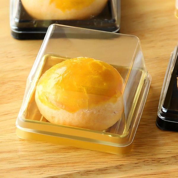 set 100pcs plastic 50g square egg-yolk puff packing box moon cake gift wrap 
set 100pcs plastic 50g square egg-yolk puff packing box moon cake gift wrap