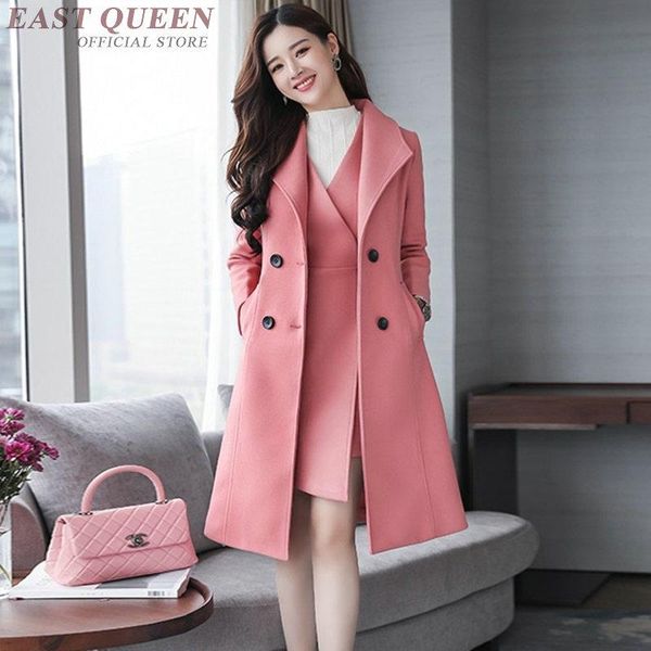 women blends coats in spring and winter full sleeve woolen cashmere two pieces coat cardigan 3292 f women's tracksuits, Gray
women blends coats in spring and winter full sleeve woolen cashmere two pieces coat cardigan 3292 f women's tracksuits, Gray