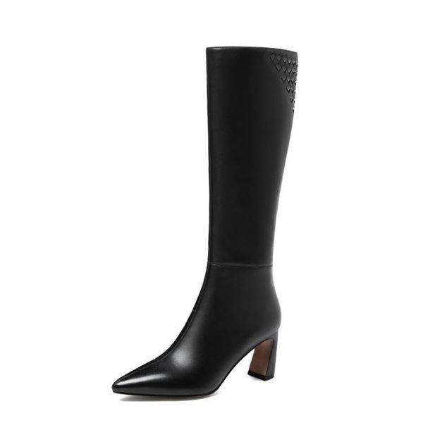 new women high heel boots real leather strange heel winter knee high boots ladies fashion party shoes women size 34-39, Black
new women high heel boots real leather strange heel winter knee high boots ladies fashion party shoes women size 34-39, Black