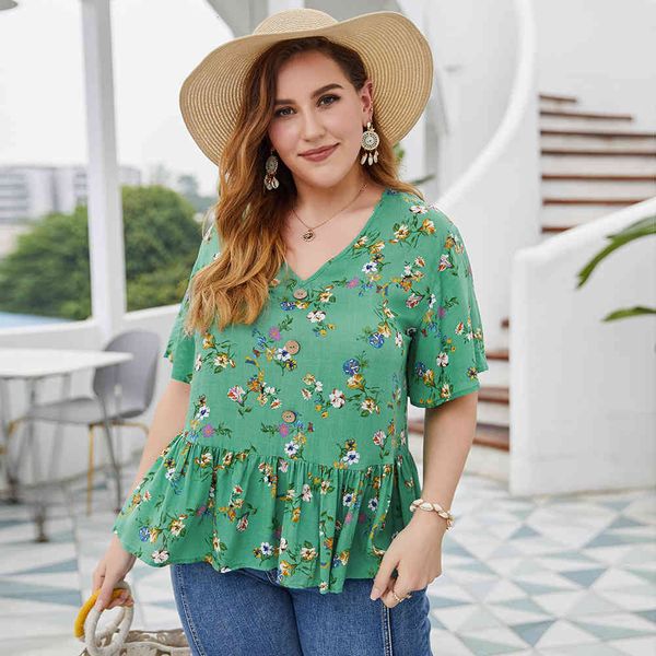 T-shirt T-shirt Design large 2020 summer new fat mm women's fashion printed top, White
T-shirt T-shirt Design large 2020 summer new fat mm women's fashion printed top, White
