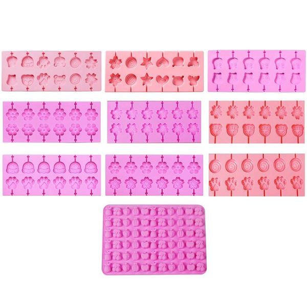 baking moulds lollipop silicone mould cute animals fruits flower model home-made for children
baking moulds lollipop silicone mould cute animals fruits flower model home-made for children