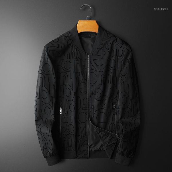men's korean jacquard jacket bomber print mens spring casaca hombre men letter jackets, Black;brown
men's korean jacquard jacket bomber print mens spring casaca hombre men letter jackets, Black;brown