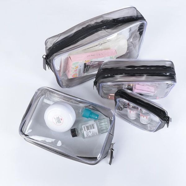storage bags 2021 transparent travel wash toiletry cosmetic bag pvc zipper makeup organizer case daily supplies
storage bags 2021 transparent travel wash toiletry cosmetic bag pvc zipper makeup organizer case daily supplies