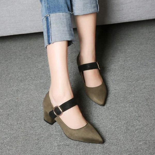 dress shoes big size11 12 13 ladies high heels women woman pumps suede tip, shallow mouth, color matching, one-word buckle, thick heel, Black
dress shoes big size11 12 13 ladies high heels women woman pumps suede tip, shallow mouth, color matching, one-word buckle, thick heel, Black