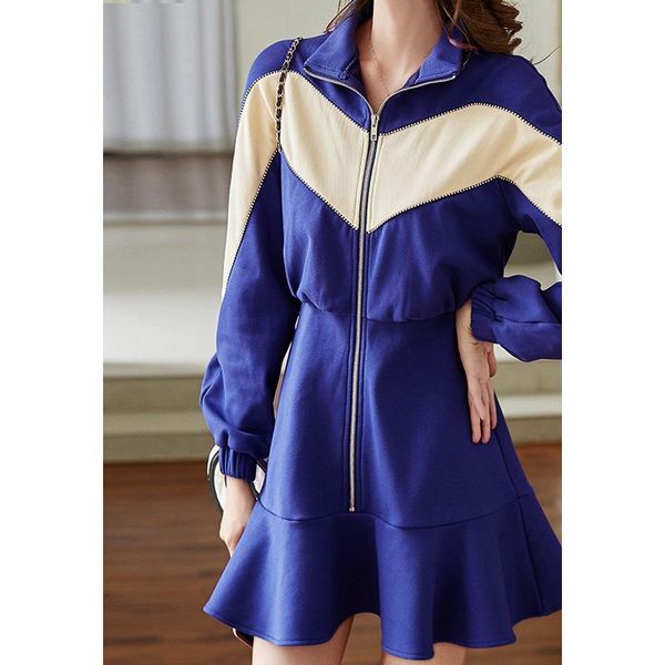 spring japan style autumn long sleeve mini dress women stand high waist zipper hips dresses ruffiles slender vestido maternity, White
spring japan style autumn long sleeve mini dress women stand high waist zipper hips dresses ruffiles slender vestido maternity, White