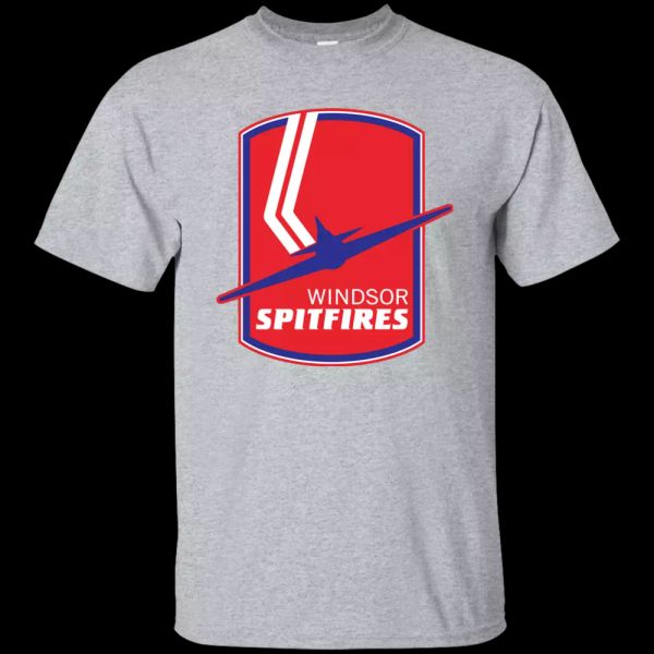 Windsor Spitfires, Retro, Ontario Major Junior, OHL, Hockey, Jersey Logo, Throwb, White;black