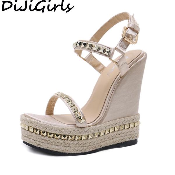 dijigirls 2021 women ultra very high heels bohemian gladiator sandals straw rope rivets shoes wedge platform wave, Black
dijigirls 2021 women ultra very high heels bohemian gladiator sandals straw rope rivets shoes wedge platform wave, Black