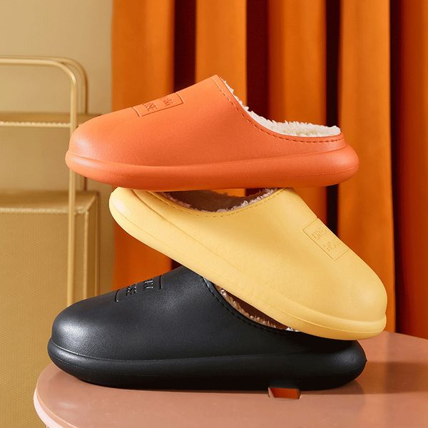 2021 cotton drag h shoes solid color home soft bottom silent indoor couple warm slippers, Black
2021 cotton drag h shoes solid color home soft bottom silent indoor couple warm slippers, Black