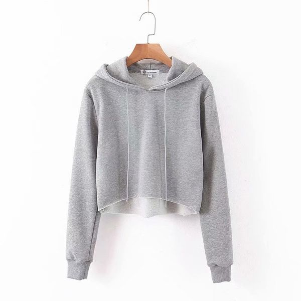 hsa women hoodies casual simple lace-up drawstring sweatshirt solid color long sleeve comfortable chic short pullover 210417, Black
hsa women hoodies casual simple lace-up drawstring sweatshirt solid color long sleeve comfortable chic short pullover 210417, Black