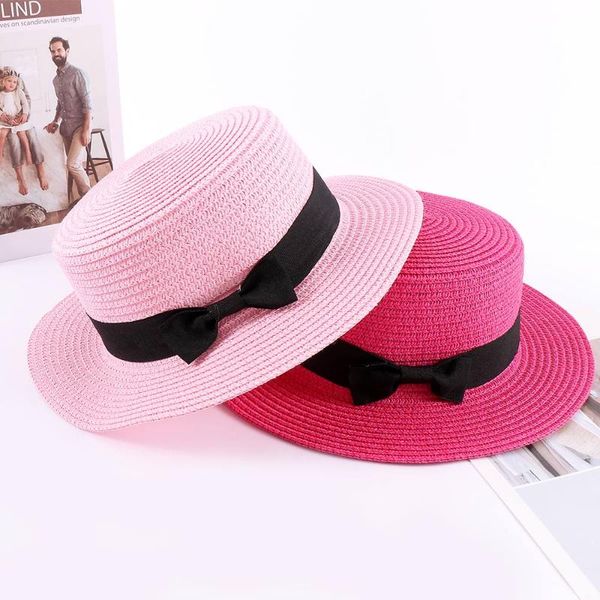 cloches holiday summer beach hat female casual panama lady women flat brim bowknot straw cap girls sun, Blue;gray
cloches holiday summer beach hat female casual panama lady women flat brim bowknot straw cap girls sun, Blue;gray