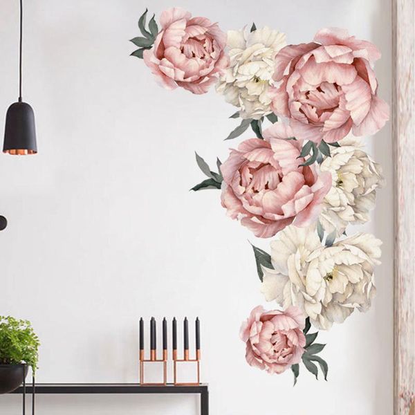 watercolor peony wall stickers living room bedroom decor removable pvc plants decals home decoration
watercolor peony wall stickers living room bedroom decor removable pvc plants decals home decoration