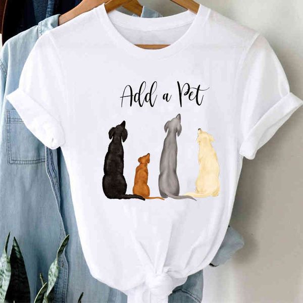 women's t-shirt t-shirts women 90s dog printing clothing short sleeve pet clothes cartoon graphic tshirt lady print female tee, White
women's t-shirt t-shirts women 90s dog printing clothing short sleeve pet clothes cartoon graphic tshirt lady print female tee, White