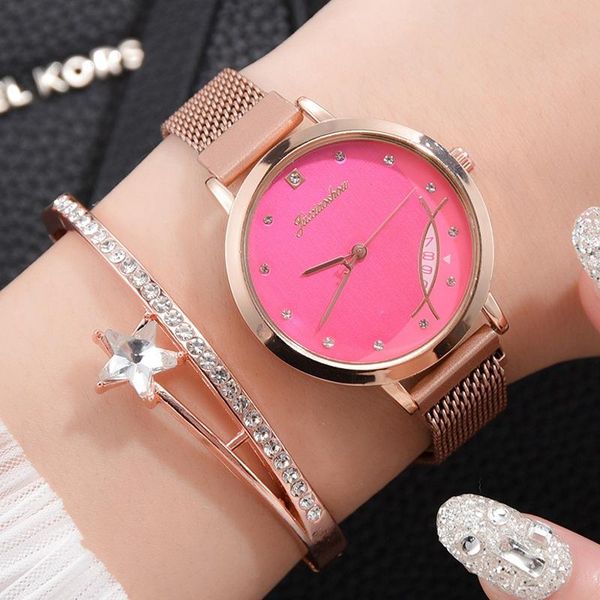 wristwatches luxury women watches bracelet set diamond calendar ladies watch casual magnet wristwatch clock relogio feminino, Slivery;brown
wristwatches luxury women watches bracelet set diamond calendar ladies watch casual magnet wristwatch clock relogio feminino, Slivery;brown