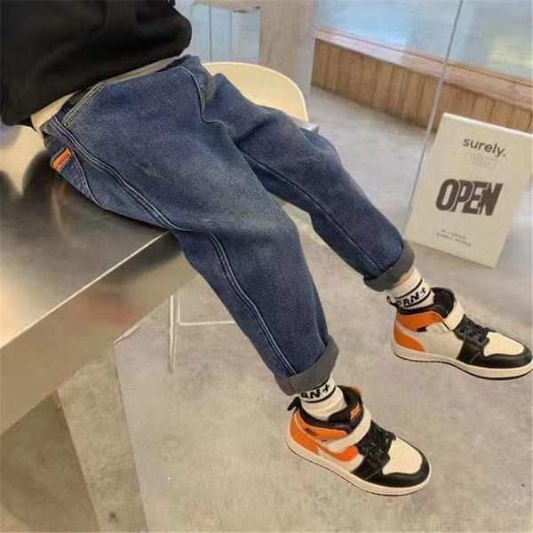jeans youth boys pants autumn winter plus velvet kids thicken warm casual denim trousers for teen boy 3-14 years wear lc340, Blue
jeans youth boys pants autumn winter plus velvet kids thicken warm casual denim trousers for teen boy 3-14 years wear lc340, Blue