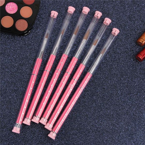 nail brushes 1 pc art acrylic brush metal handle with diamond hair pencil uv gel drawing painting liner pen manicure tools, Yellow
nail brushes 1 pc art acrylic brush metal handle with diamond hair pencil uv gel drawing painting liner pen manicure tools, Yellow