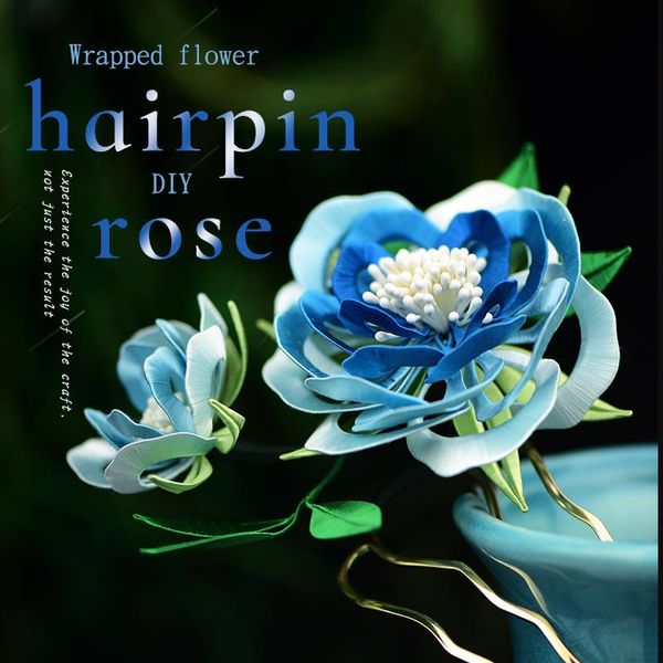 other arts and crafts creative rose hairpin diy kit traditional hand-wrapped hair decoration silk thread winding easy to learn
other arts and crafts creative rose hairpin diy kit traditional hand-wrapped hair decoration silk thread winding easy to learn