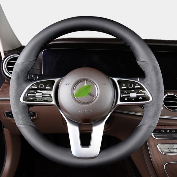 diy alcantara hand sewing car steering wheel cover for benz c260 glc c200l e300l glb car accessories
diy alcantara hand sewing car steering wheel cover for benz c260 glc c200l e300l glb car accessories