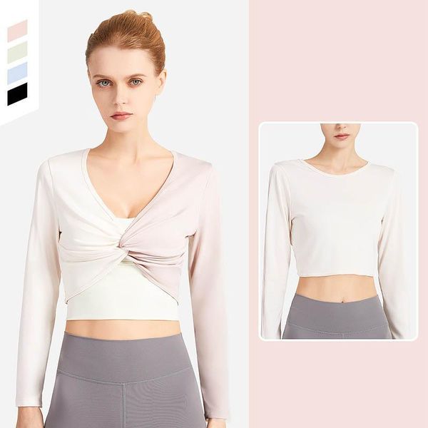yoga outfit women fitness double-sided wear long sleeves v-neck training clothing sports outdoor exercise running sportswear
yoga outfit women fitness double-sided wear long sleeves v-neck training clothing sports outdoor exercise running sportswear