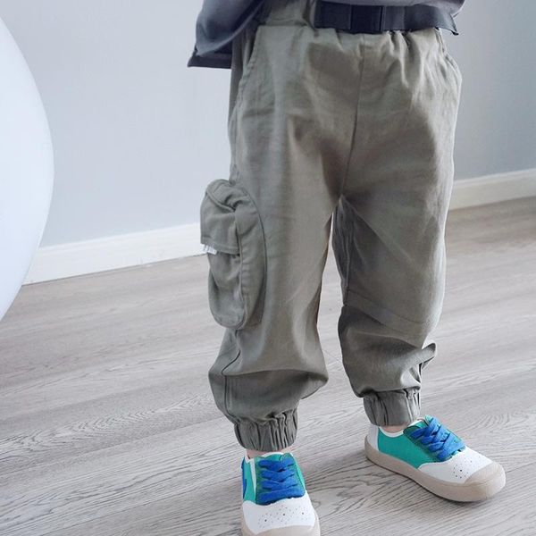 spring children's trousers 3-8 y baby boys casual loose pockets pants kids korean fashion cargo for boy, Blue
spring children's trousers 3-8 y baby boys casual loose pockets pants kids korean fashion cargo for boy, Blue