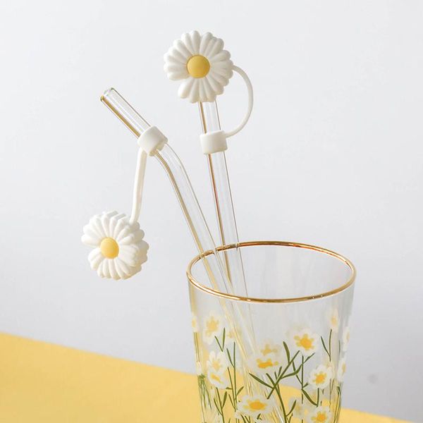 korea glass milk juice straw with daisy dustproof plug cleaning brush reusable environmental drinking accessories wine glasses
korea glass milk juice straw with daisy dustproof plug cleaning brush reusable environmental drinking accessories wine glasses