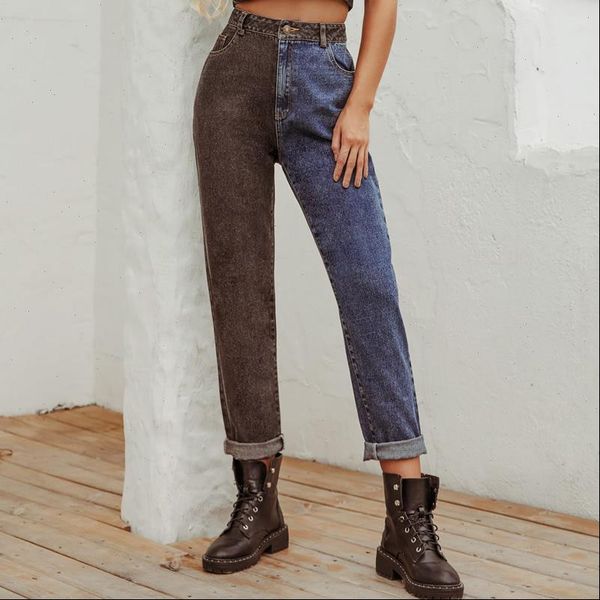 vintage high waist casual womens jean patchwork color blocking straight denim pants vaqueros mujer streetwear femme, Blue
vintage high waist casual womens jean patchwork color blocking straight denim pants vaqueros mujer streetwear femme, Blue