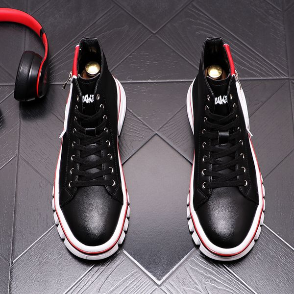 high fashion lace-up wedding shoes spring autumn comfortable man casual walking loafers non-slip round toe breathable outdoor men sneakers x, Black
high fashion lace-up wedding shoes spring autumn comfortable man casual walking loafers non-slip round toe breathable outdoor men sneakers x, Black