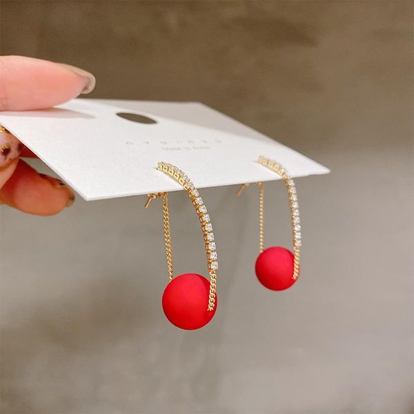 dangle & chandelier 2021 arrival trendy red simulated-pearl round long tassel earrings for women sweet fashion jewelry gifts, Silver
dangle & chandelier 2021 arrival trendy red simulated-pearl round long tassel earrings for women sweet fashion jewelry gifts, Silver