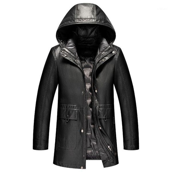 men's jackets hooded down leather jacket men 2021 fashion winter long fur coat for detachable, big size m-4xl, Black;brown
men's jackets hooded down leather jacket men 2021 fashion winter long fur coat for detachable, big size m-4xl, Black;brown