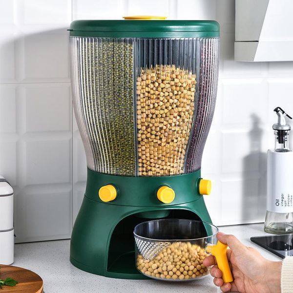 storage bottles & jars rotating compartment rice bucket household insect-proof moisture-proof sealed box kitchen tank whole grain
storage bottles & jars rotating compartment rice bucket household insect-proof moisture-proof sealed box kitchen tank whole grain