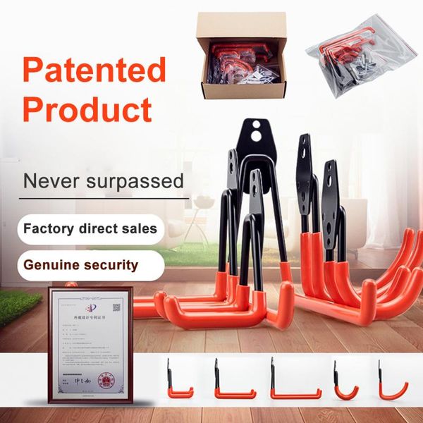 5pcs heavy duty hooks w/screws kit black/orange/gray iron hangers 2 heads 40lbs wall mounted garage/kitchen bike/ladder/chair & rails
5pcs heavy duty hooks w/screws kit black/orange/gray iron hangers 2 heads 40lbs wall mounted garage/kitchen bike/ladder/chair & rails