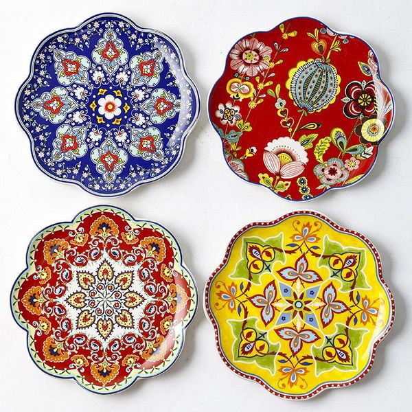 dishes & plates american creative ceramic plate irregular dinner decorative glaze color dim sum flower-shaped
dishes & plates american creative ceramic plate irregular dinner decorative glaze color dim sum flower-shaped