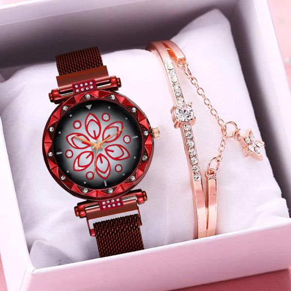 wristwatches women watches flower dial luxury magnetic quartz ladies female bracelet set gift clock relogio feminino, Slivery;brown
wristwatches women watches flower dial luxury magnetic quartz ladies female bracelet set gift clock relogio feminino, Slivery;brown