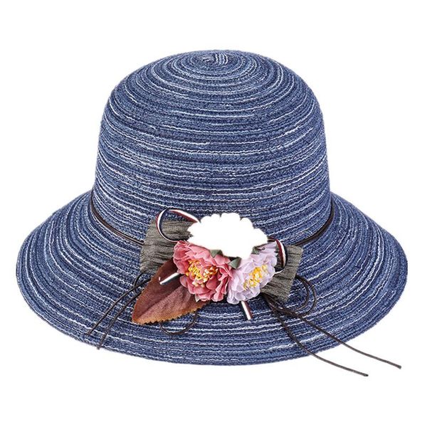 wide brim hats ladies summer striped dome sunshade and sun protection 52-58cm adjustable hat eaves flower foldable straw beach, Blue;gray
wide brim hats ladies summer striped dome sunshade and sun protection 52-58cm adjustable hat eaves flower foldable straw beach, Blue;gray