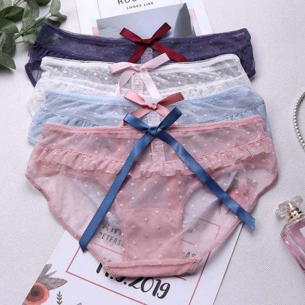 lace women's panties cute bow seamless underpants transparent underwear wave point period girls lingerie, Black;white
lace women's panties cute bow seamless underpants transparent underwear wave point period girls lingerie, Black;white
