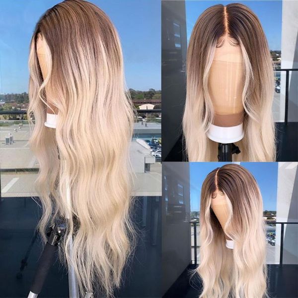 synthetic wigs blonde ombre 613 loose wave glueless transparent lace front wig with preplucked baby hair daily heat temperature, Black
synthetic wigs blonde ombre 613 loose wave glueless transparent lace front wig with preplucked baby hair daily heat temperature, Black