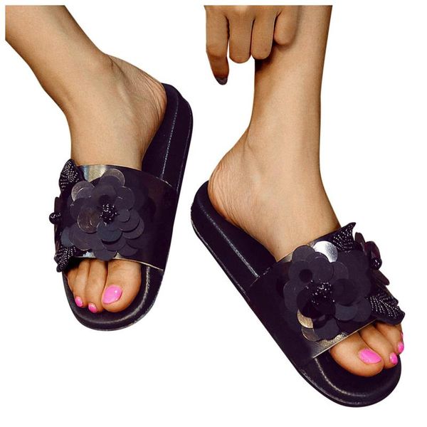 large size slippers women 2021 sequin sandals summer shoes woman flat bottom open toe flip flops ladies, Black
large size slippers women 2021 sequin sandals summer shoes woman flat bottom open toe flip flops ladies, Black