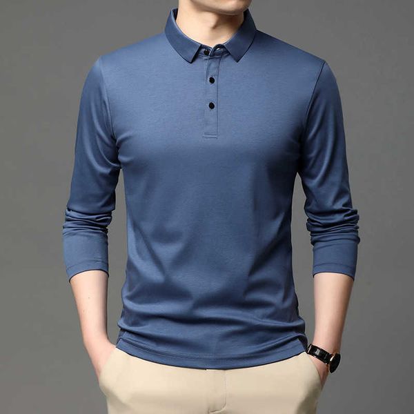 100% mercerized cotton polo shirt men long sleeve autumn winter soft sport golf shits slim fit black casual brand solid 210707, White;black
100% mercerized cotton polo shirt men long sleeve autumn winter soft sport golf shits slim fit black casual brand solid 210707, White;black