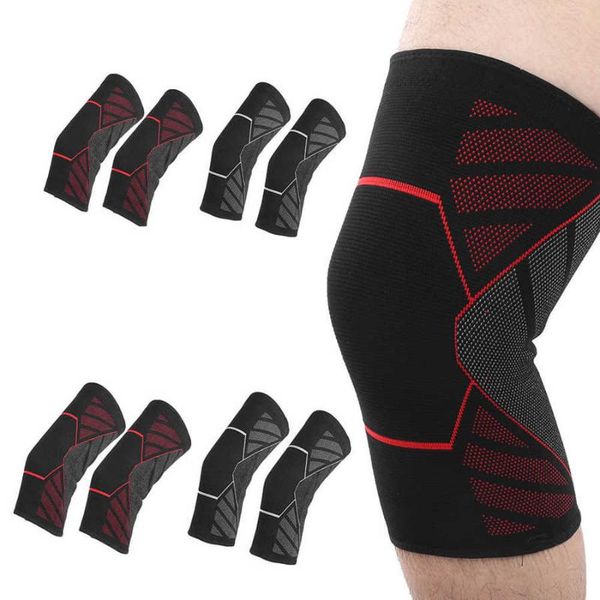 elastic 1 pair sports knee protector wear-resistant breathable nylon outdoor support brace fitness elbow & pads, Black;gray
elastic 1 pair sports knee protector wear-resistant breathable nylon outdoor support brace fitness elbow & pads, Black;gray