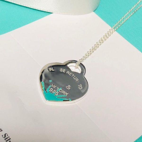 pendant necklaces wpb 100%925 original 1:1 logo watercolor splash blue heart necklace tif luxury jewelry brand women, Silver
pendant necklaces wpb 100%925 original 1:1 logo watercolor splash blue heart necklace tif luxury jewelry brand women, Silver