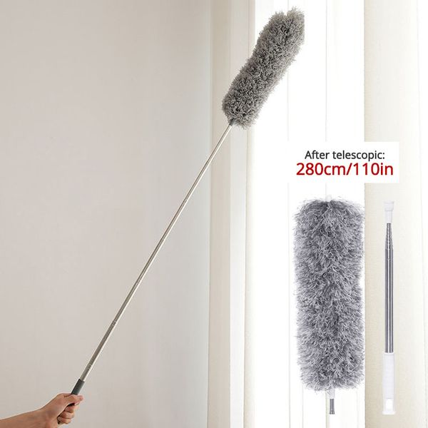 retractable dust duster ultra-long 0.8-2.8m microfiber brush household stainless steel arbitrary bending gap cleaning tool
retractable dust duster ultra-long 0.8-2.8m microfiber brush household stainless steel arbitrary bending gap cleaning tool