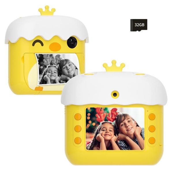 mini cameras 1080p kids camera digital instant po printer with 12mp front and rear 1 roll of print paper 6 color pencils
mini cameras 1080p kids camera digital instant po printer with 12mp front and rear 1 roll of print paper 6 color pencils
