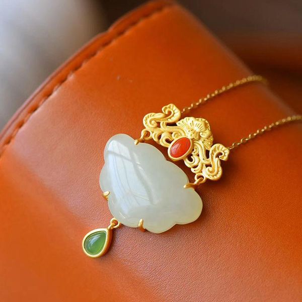 chains s silver inlaid pendant natural south hetian white jade butterfly ruyi lock chinese retro women's necklace
chains s silver inlaid pendant natural south hetian white jade butterfly ruyi lock chinese retro women's necklace