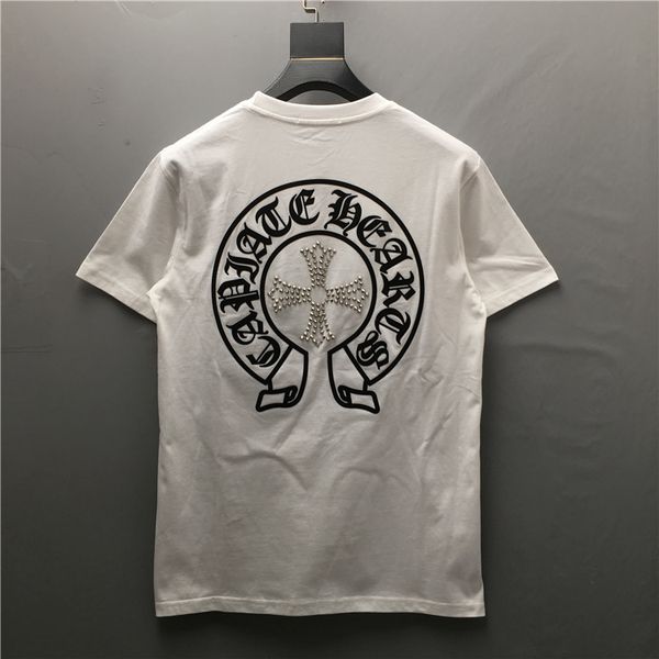 summer tide brand new net red heavy industry half sleeve stereo letter nail drill cross t-shirt loose shor, White;black
summer tide brand new net red heavy industry half sleeve stereo letter nail drill cross t-shirt loose shor, White;black