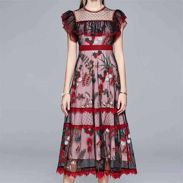 retro temperament net yarn ladies dress waist thin women's strawberry dress summer fashion 210520, Black;gray
retro temperament net yarn ladies dress waist thin women's strawberry dress summer fashion 210520, Black;gray