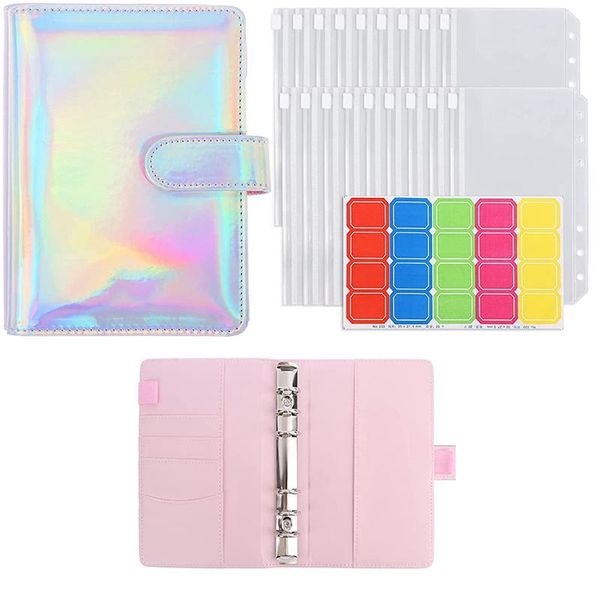 gift wrap a6 pu leather binder cover pink file pocket loose-leaf folder 6-ring pvc budget envelope
gift wrap a6 pu leather binder cover pink file pocket loose-leaf folder 6-ring pvc budget envelope