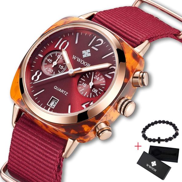 wristwatches beautiful women's quartz watches fashion nylon ladies wrist watch wwoor female clock gift box for women, Slivery;brown
wristwatches beautiful women's quartz watches fashion nylon ladies wrist watch wwoor female clock gift box for women, Slivery;brown