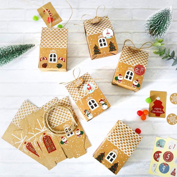 storage bags 24pcs kraft paper house gift with stickers &ropes christmas candy cookies box 24x tags ropes
storage bags 24pcs kraft paper house gift with stickers &ropes christmas candy cookies box 24x tags ropes